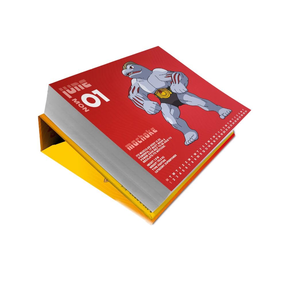 2026 CALENDAR POKEMON PAGE A DAY DESK BLOCK OFFICIAL PRODUCT