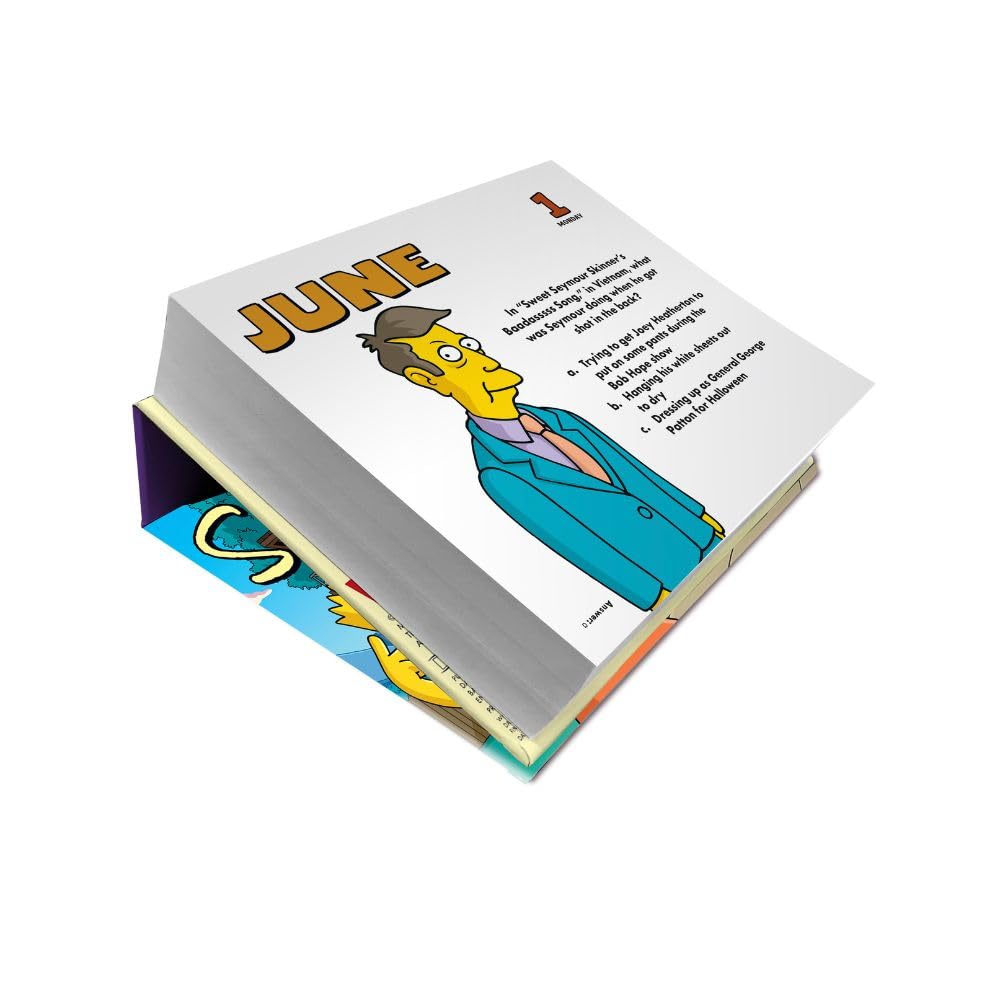 2026 CALENDAR THE SIMPSONS PAGE A DAY DESK BLOCK OFFICIAL PRODUCT