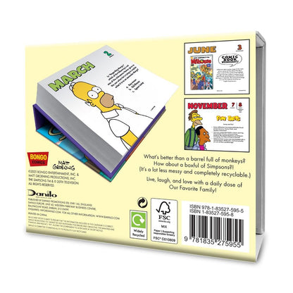2026 CALENDAR THE SIMPSONS PAGE A DAY DESK BLOCK OFFICIAL PRODUCT