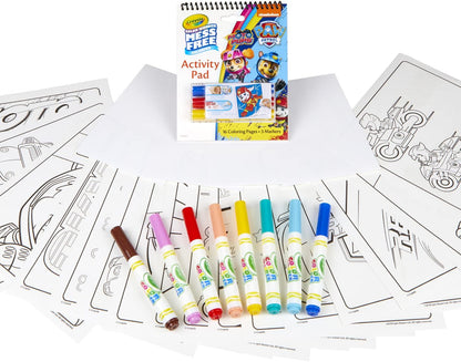 CRAYOLA - Color Wonder, Paw Patrol Gift Set, Colouring Pages, Stickers, Markers Without Stain, Age 3+, 75-2832