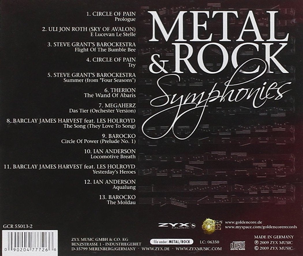 Métal & Rock Symphonies