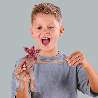 Heroes of Goo Jit Zu Stranger Things Ultra Stretchy 7 Inch Collectible Demogorgon Action Figure, Premium Goo Jit Zu Figure