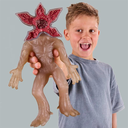 Heroes of Goo Jit Zu Stranger Things Ultra Stretchy 7 Inch Collectible Demogorgon Action Figure, Premium Goo Jit Zu Figure