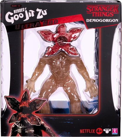 Heroes of Goo Jit Zu Stranger Things Ultra Stretchy 7 Inch Collectible Demogorgon Action Figure, Premium Goo Jit Zu Figure