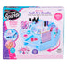 CRA-Z-ART Shimmer N Sparkle All In One Nail Art Studio With 360 turntable real working nail dryer and storage compartments Includes Nail polish, nail stickers