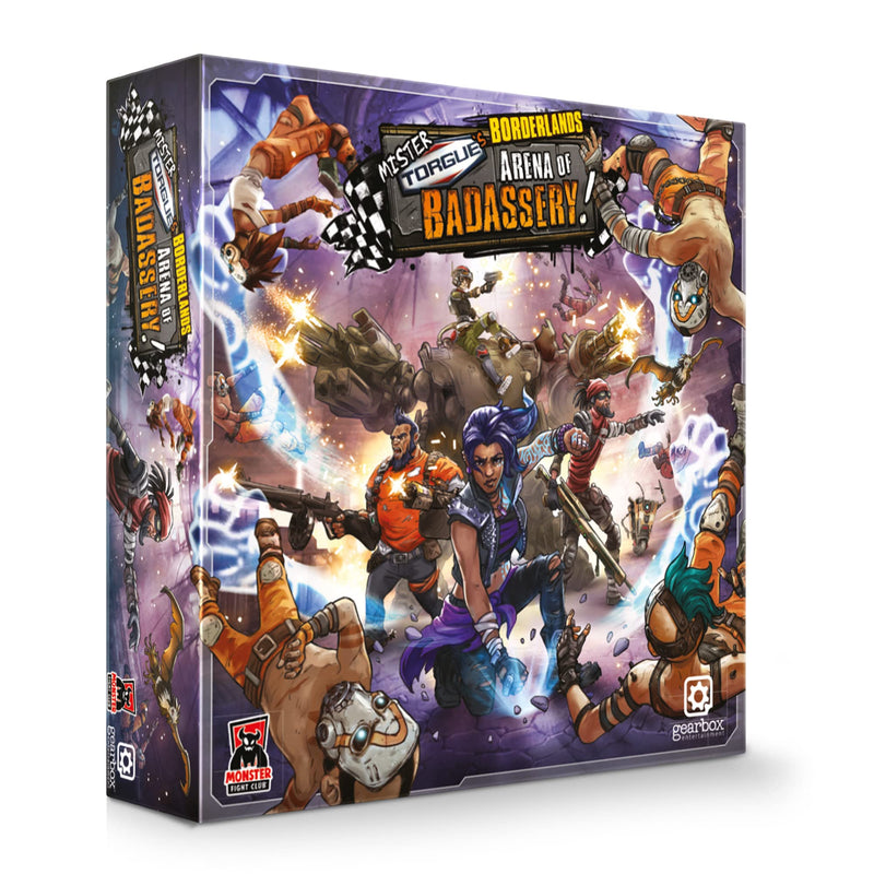 Monster Fight Club | Borderlands: Mister Torgue's Arena of Badassery | Board Game | Ages 14+ | 1-4 Players | 60 Minutes Playing Time