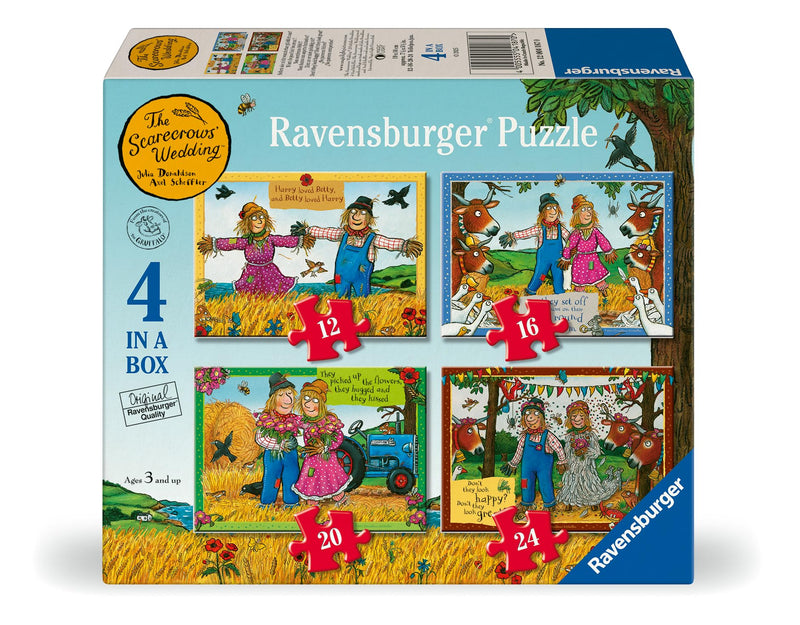 Ravensburger Magic Light Property 4 in a Box (12, 16, 20, 24 piece) Jigsaw Puzzles title tbc for Adults and Kids Age 3 Years Up
