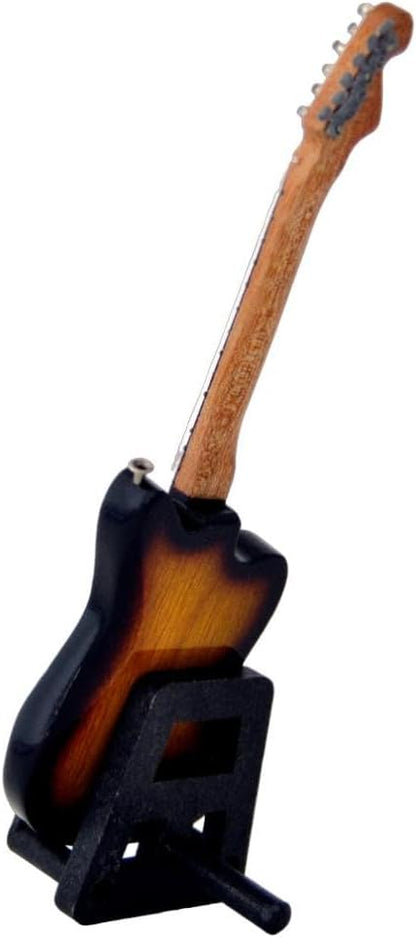 Miniature Guitar – Replica Miniature Guitar Model Kurt Cobain BMG-034 – Mini Guitar with Stand and Case for Decoration – I...