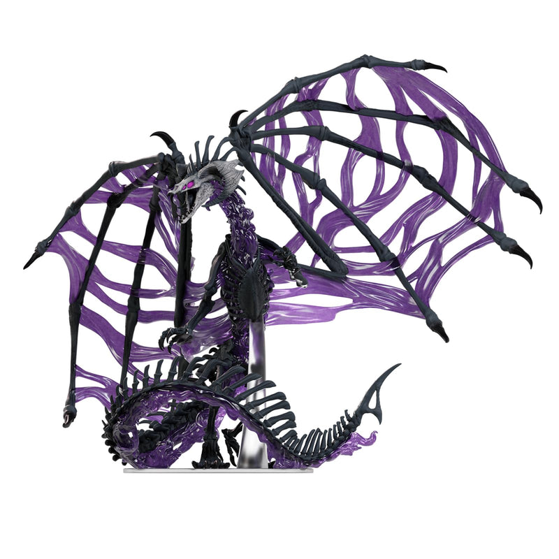 WizKids D&D Icons of The Realms: Black Dracolich Boxed Miniature | Pre-Painted | Dungeons & Dragons Figure