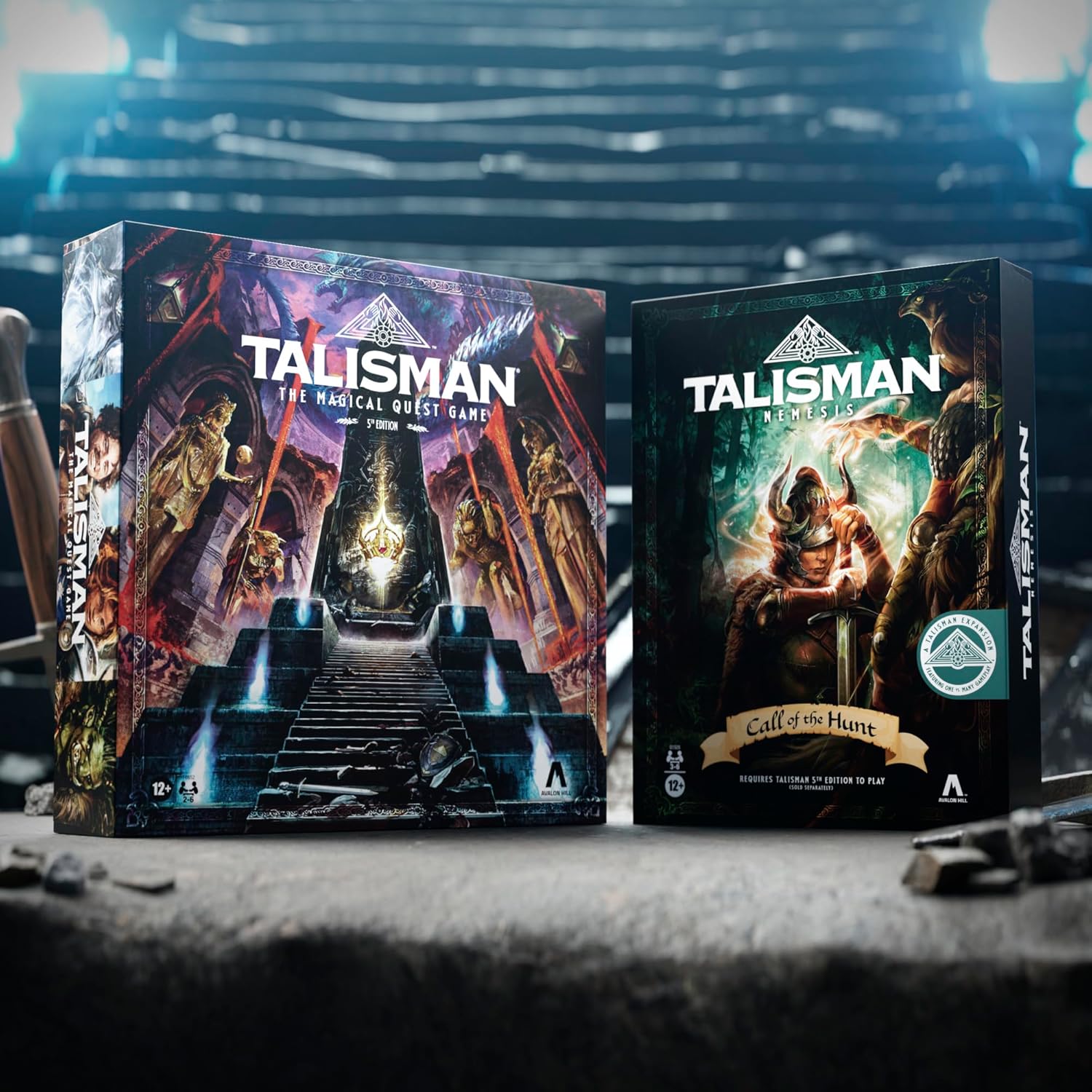 Talisman Nemesis: Call of the Hunt Expansion (Requires Talisman 5th Edition Board Game) - English Version, Mixed Colors (Dark and Vibrant