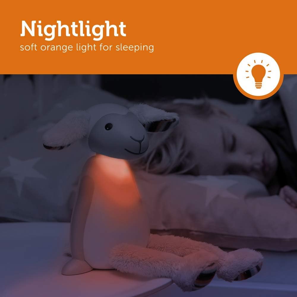 ZAZU - FIN Le Schaf Nachttischlampe und Nachtlicht – Freund ideal zum Lesen am Abend (grau