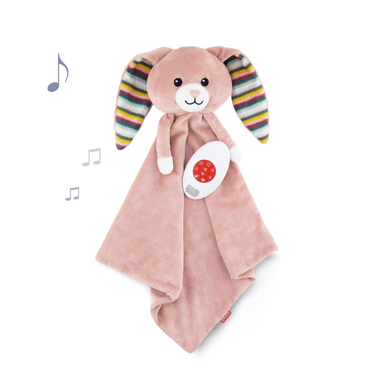 ZAZU Schmusetuch Becky Le Hase mit Geräuschen, Rosa
