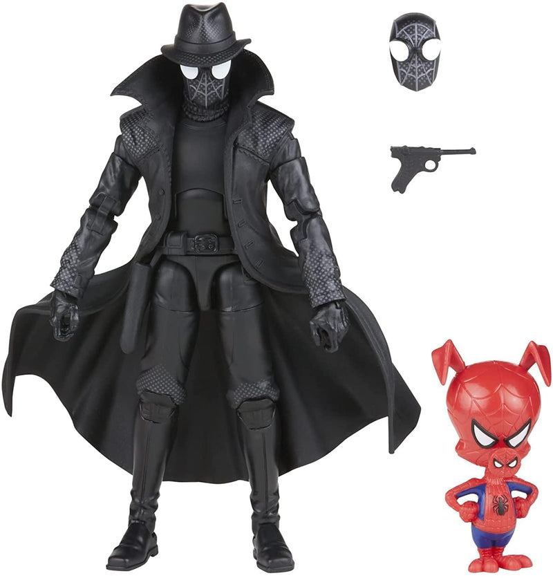 Hasbro Marvel Legends Series Spider-Man 60th Anniversary Spider-Man Noir and Spider-Ham 15 cm Action Figures, 2 Accessories, Multicolor (F3443