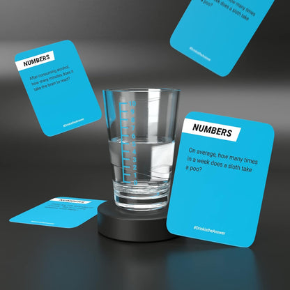 Bubblegum Stuff Drink Is The Answer - Trivia Game - Drinking Game - Party Game - Pour Answers - Score Points - Drink Shots - Suitable For Adults Only