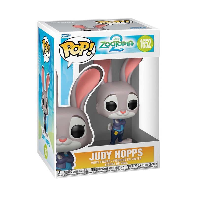 Funko Pop! Disney: Zootopia 2 - Judy Hopps - Collectable Vinyl Figure - Gift Idea - Official Merchandise - Toys for Kids & Adults - Disney Fans - Model Figure for Collectors and Display
