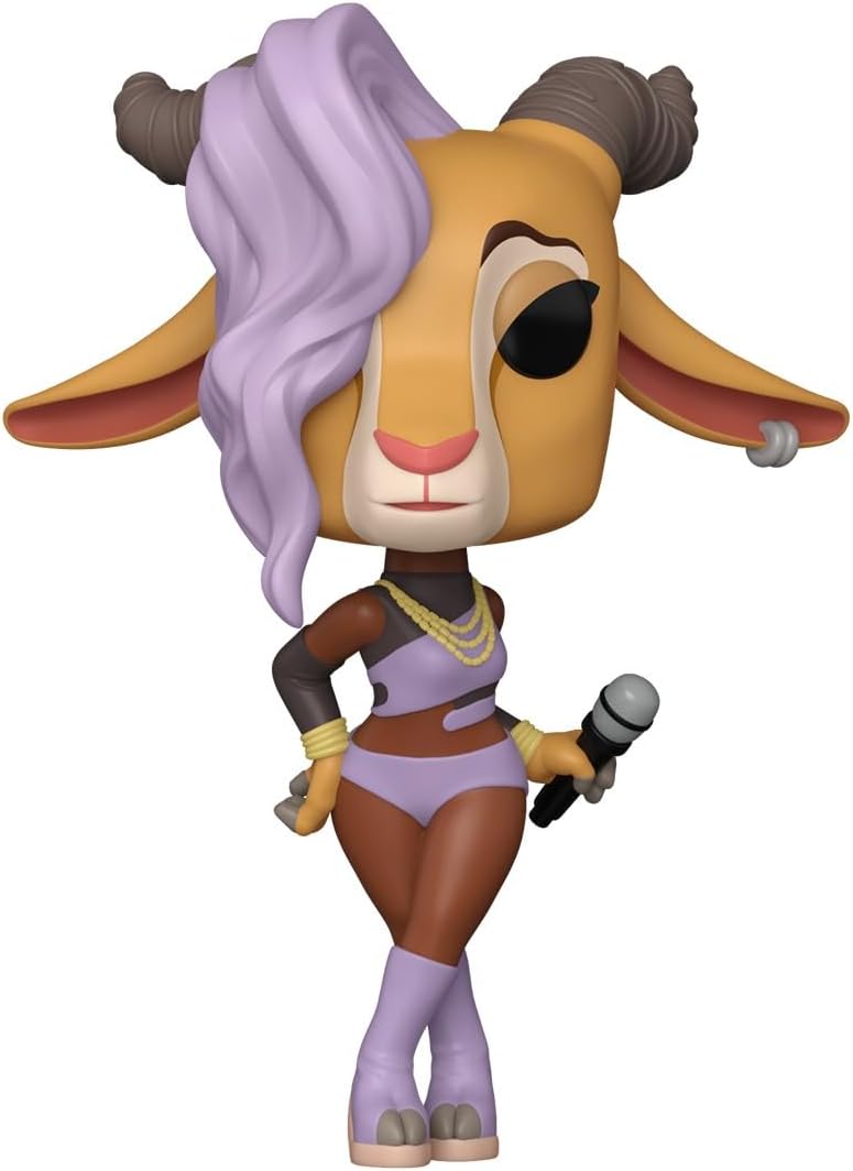 Funko Pop! Disney: Zootopia 2 - Gazelle - Collectable Vinyl Figure - Official Merchandise - Toys for Kids & Adults - Cartoon/Animation Fans - Model Figure for Collectors and Display