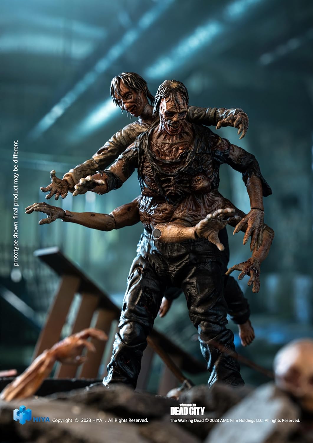 Hiya Toys The Walking Dead: Dead City – The Walker King Exquisite Mini Series 4-Inch Action Figure