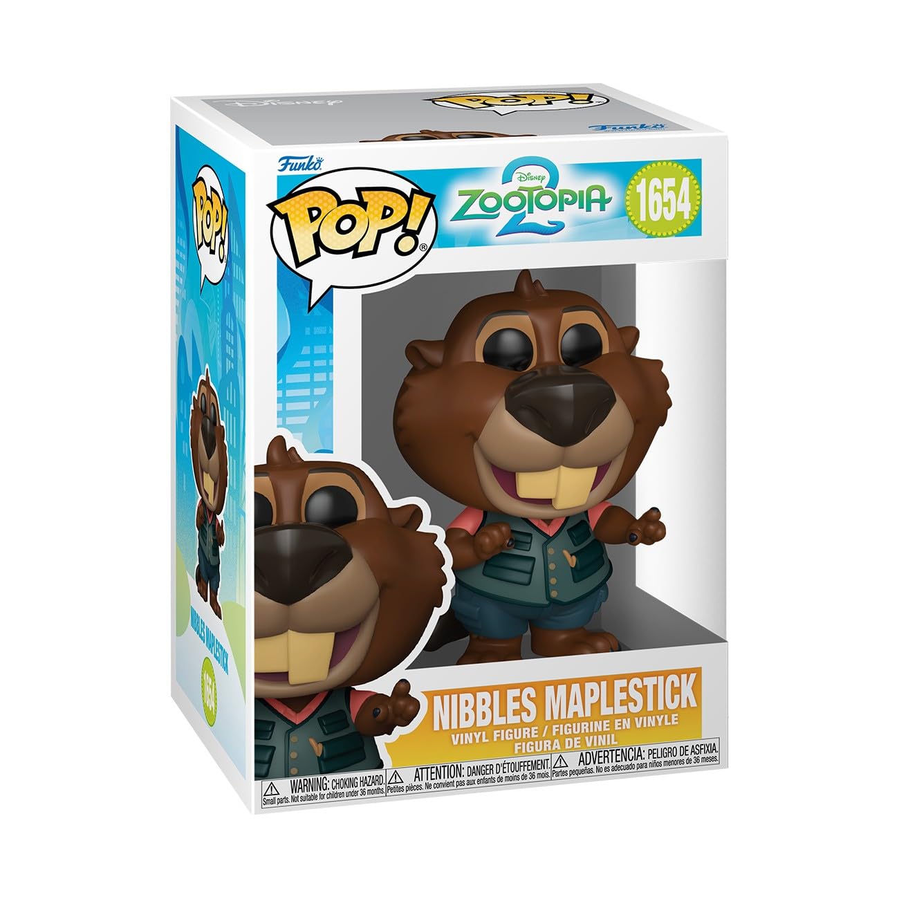 Funko Pop! Disney: Zootopia 2 - Nibbles Maplestick - Collectable Vinyl Figure - Gift Idea - Official Merchandise - Toys for Kids & Adults - Disney Fans - Model Figure for Collectors and Display