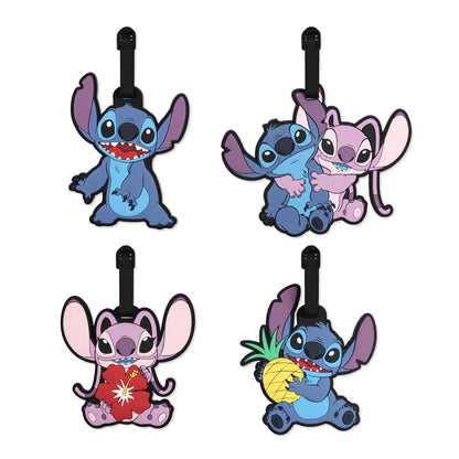 Stitch & Angel Gepäckanhänger-Set, 4-teilig