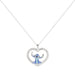 Disney - Stitch Stone Set Heart Necklace