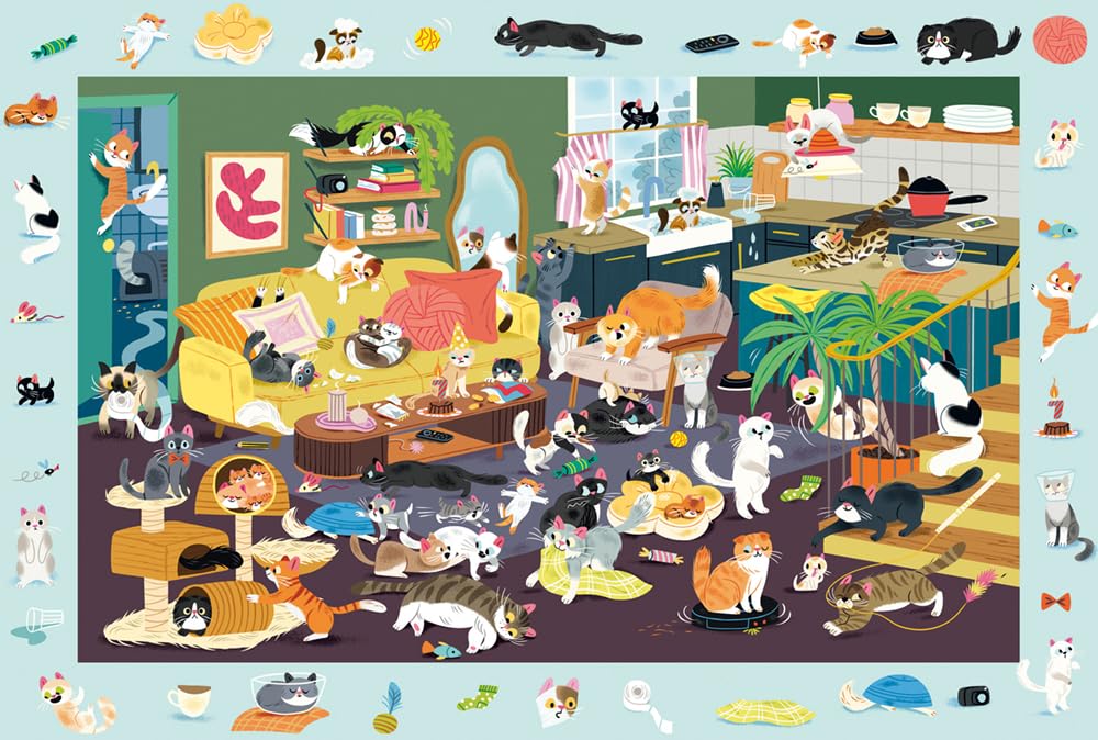 Schmidt | Capering Cats (150 Pieces) | Kids Jigsaw Puzzle | Ages 7+ | 1+ Players