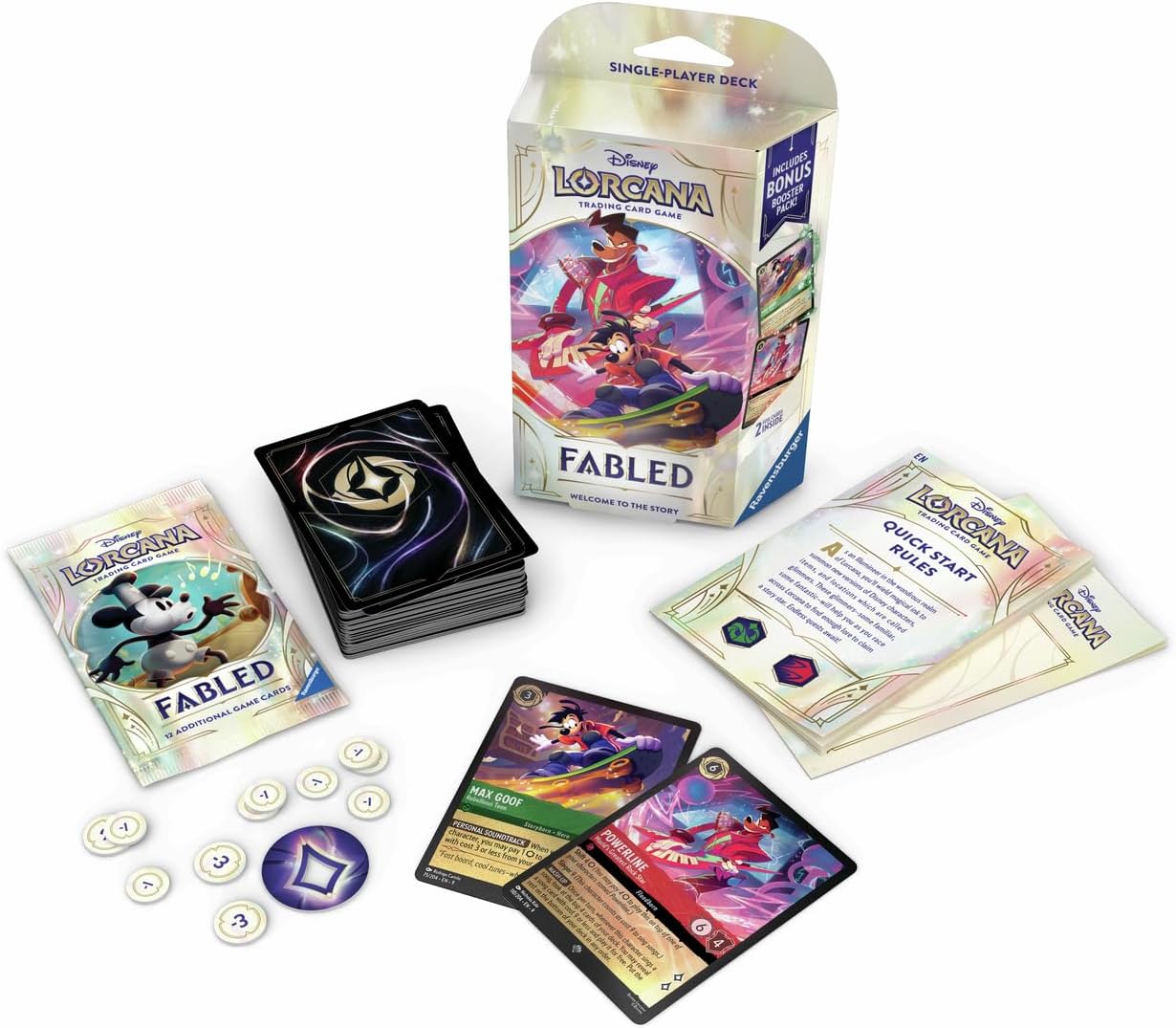 Disney Lorcana TCG: Fabled - Single-Player Deck Emerald and Ruby (Englisch