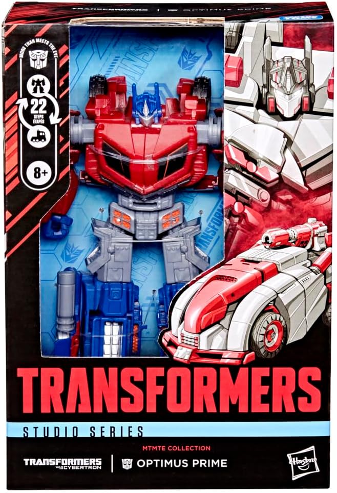Transformers Studio Series, MTMTE Collection, action figure di Optimus Prime ispirata al videogioco La battaglia per Cybetron