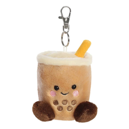 AURORA 34123, Palm Pals Milky Tea Boba Clip-On, 10cm, Soft Toy, Brown