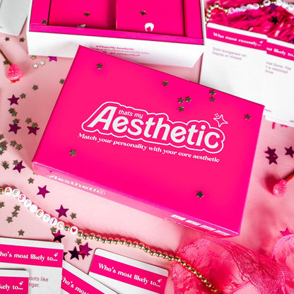 Bubblegum Stuff - That's My Aesthetic - Hilarious Fun Personality Game - Discover Your Inner Style - 150 Cards - Family Games Night - Great Gift Idea!