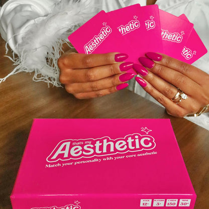 Bubblegum Stuff - That's My Aesthetic - Hilarious Fun Personality Game - Discover Your Inner Style - 150 Cards - Family Games Night - Great Gift Idea!