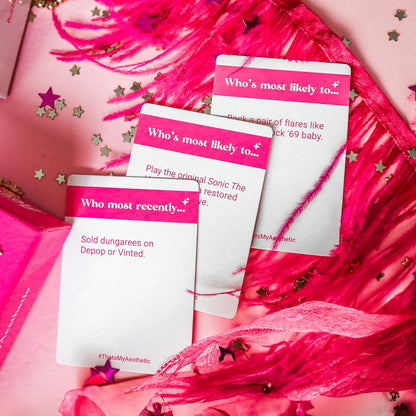 Bubblegum Stuff - That's My Aesthetic - Hilarious Fun Personality Game - Discover Your Inner Style - 150 Cards - Family Games Night - Great Gift Idea!