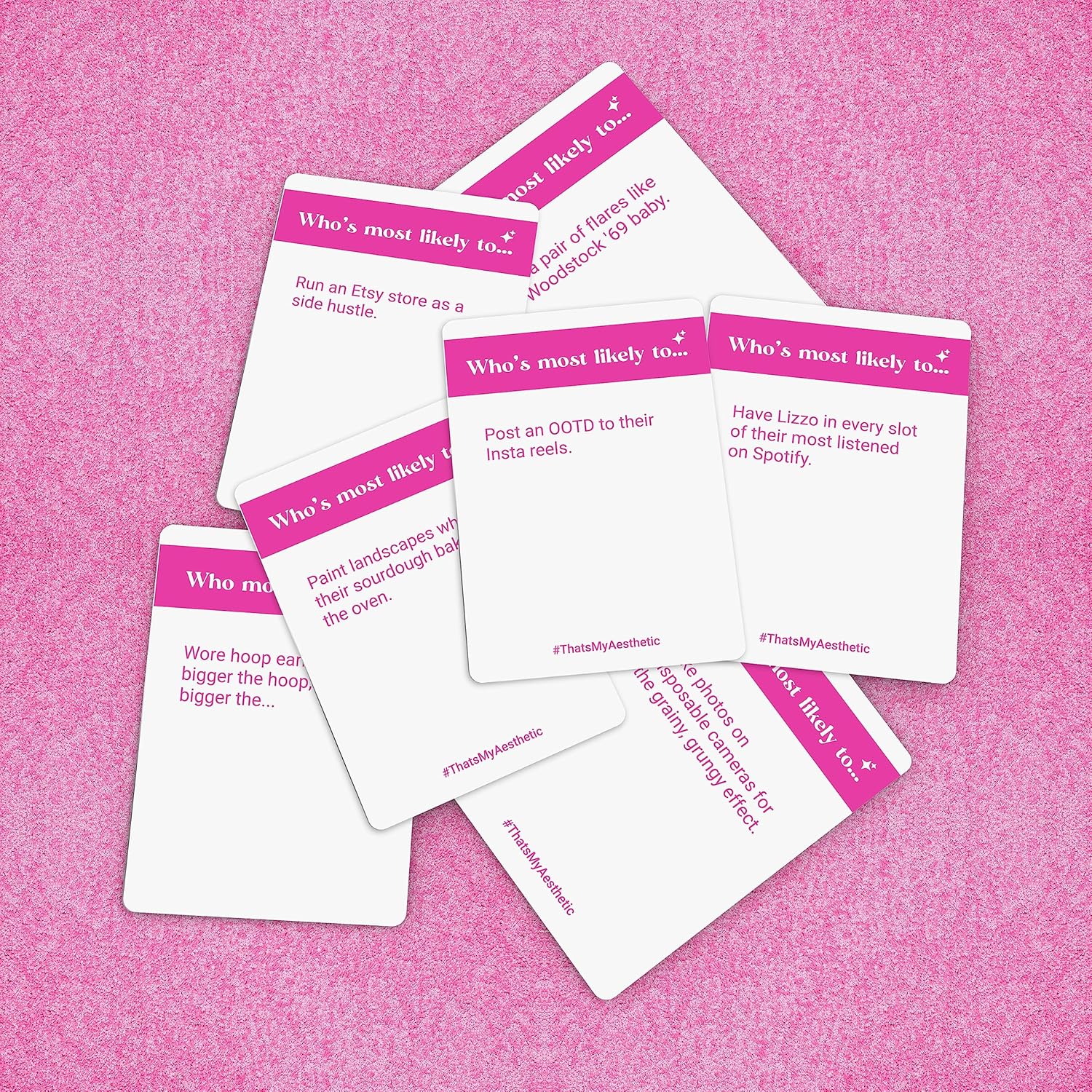 Bubblegum Stuff - That's My Aesthetic - Hilarious Fun Personality Game - Discover Your Inner Style - 150 Cards - Family Games Night - Great Gift Idea!