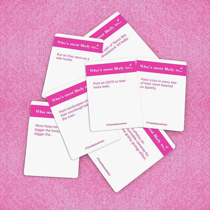 Bubblegum Stuff - That's My Aesthetic - Hilarious Fun Personality Game - Discover Your Inner Style - 150 Cards - Family Games Night - Great Gift Idea!