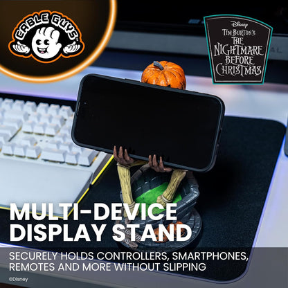 Cableguys L'Étrange Noël de Monsieur Jack Gaming-Figur Jack Kürbiskönig - Halter für Controller oder Smartphone - USB-Kabel enthalten - 20 cm