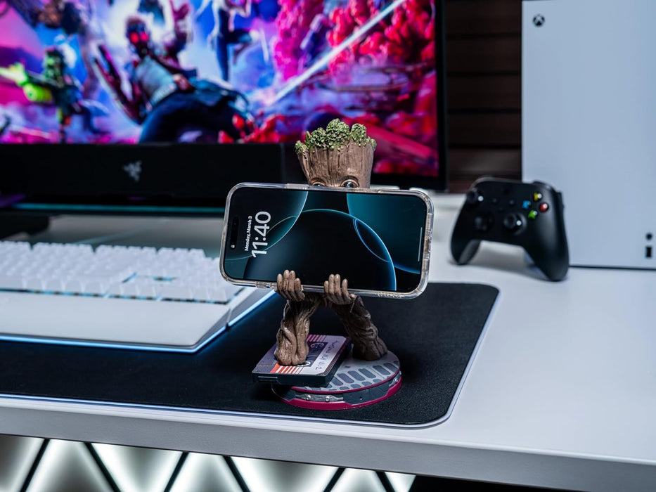 Marvel Cable Guys Charging Stand Smiley Toddler Groot 22 Cm