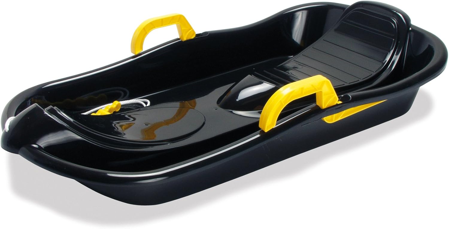 Dantoy Bob Sledge with Brakes, Toboggan for Winter Snow, Made in Denmark (Various Colours