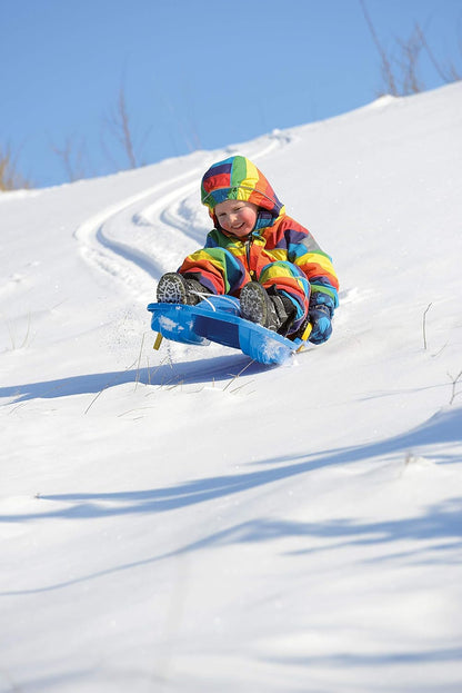 Dantoy Bob Sledge with Brakes, Toboggan for Winter Snow, Made in Denmark (Various Colours