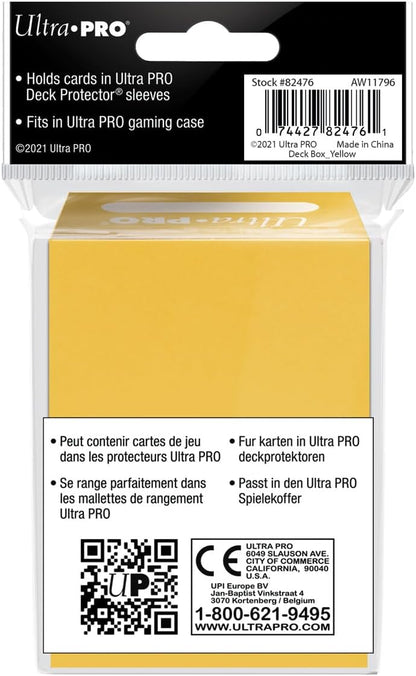 Ultra Pro Deck Box Solid (Yellow