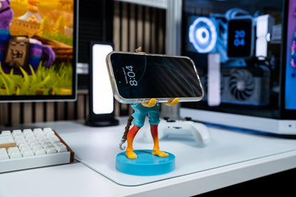 Cableguys Fortnite Fishsticks Controller Holder & Phone Stand - Gaming Accessories for Room and Desk Setup, Holder Compatible with Xbox, PlayStation & Most Standard Game Controllers