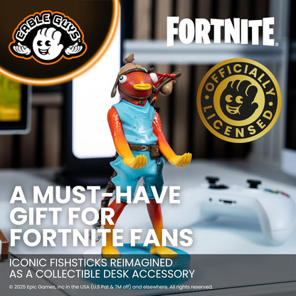 Cableguys Fortnite Fishsticks Controller Holder & Phone Stand - Gaming Accessories for Room and Desk Setup, Holder Compatible with Xbox, PlayStation & Most Standard Game Controllers