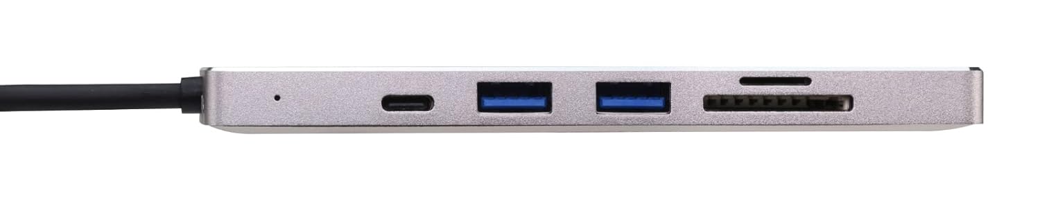 ATEN UH3239 USB-C Multiport Mini Dock with Power Pass-Through, Plug & Play (No Drivers Needed), Compatible with Windows, macOS X, iPadOS, Apple M1 chip & Thunderbolt 3 (USB-C), Supports 4K / USB PD60W