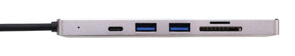 ATEN UH3239 USB-C Multiport Mini Dock with Power Pass-Through, Plug & Play (No Drivers Needed), Compatible with Windows, macOS X, iPadOS, Apple M1 chip & Thunderbolt 3 (USB-C), Supports 4K / USB PD60W