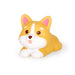 Legami - Stress Relief Toy, Stress Less, Corgi Theme, Polyurethane Material, 11.3 x 14.8 x 13.5 cm