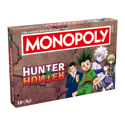 Winning Moves Monopoly Hunter x Hunter Edition - Monopoly Spiel für Fans - Familienspiele Strategie Brettspiele Hunter x Hunter - 2+ Spieler ab 12+ Jahren - Deutsch