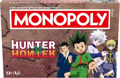 Winning Moves Monopoly Hunter x Hunter Edition - Monopoly Spiel für Fans - Familienspiele Strategie Brettspiele Hunter x Hunter - 2+ Spieler ab 12+ Jahren - Deutsch
