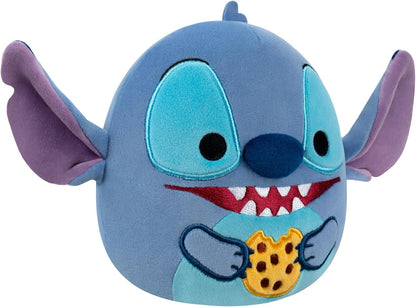 Squishmallows Original 10-Inch Disney Chef Stitch Eating Chocolate Chip Cookie Plush