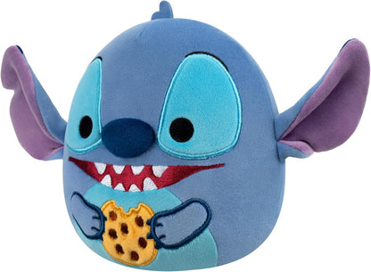 Squishmallows Original 10-Inch Disney Chef Stitch Eating Chocolate Chip Cookie Plush