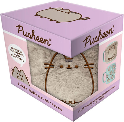 Pyramid International PUSHEEN (COSY) FUZZY MUG - Adorable Pusheen Design, Excellent for Cozy Drinks, Comfortable Grip, Awesome Gift for Pusheen Fans, Durable and Microwave Safe