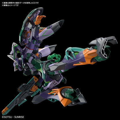 Bandai Hobby - Mobile Suit Gundam GQuuuuuuuX - #8 Mobile Suit D (Tentative) HG 1/144 Kit de modèle