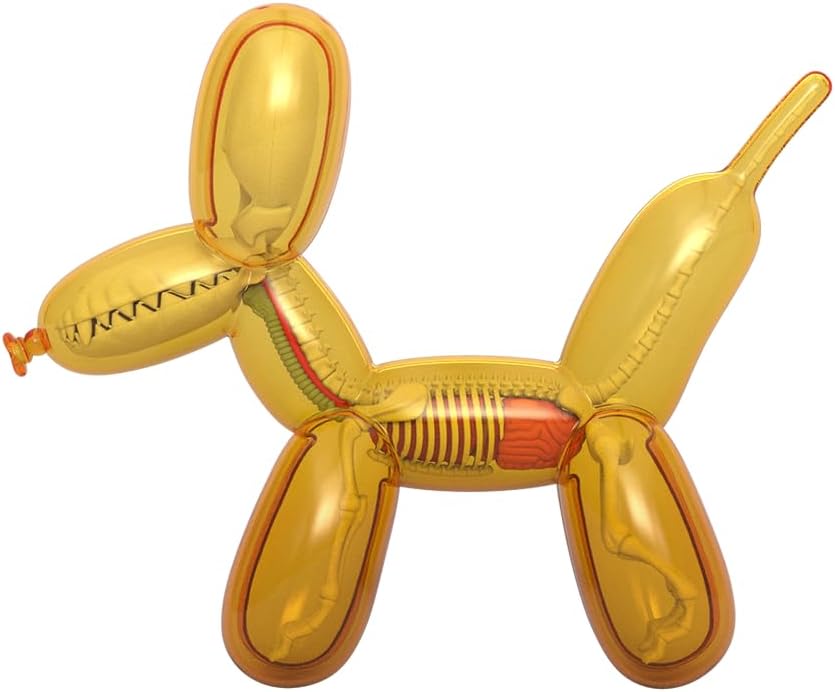Mighty Jaxx Funny Anatomy: Balloon Dog (Colore miele) | Jason Freeny | Figura in vinile